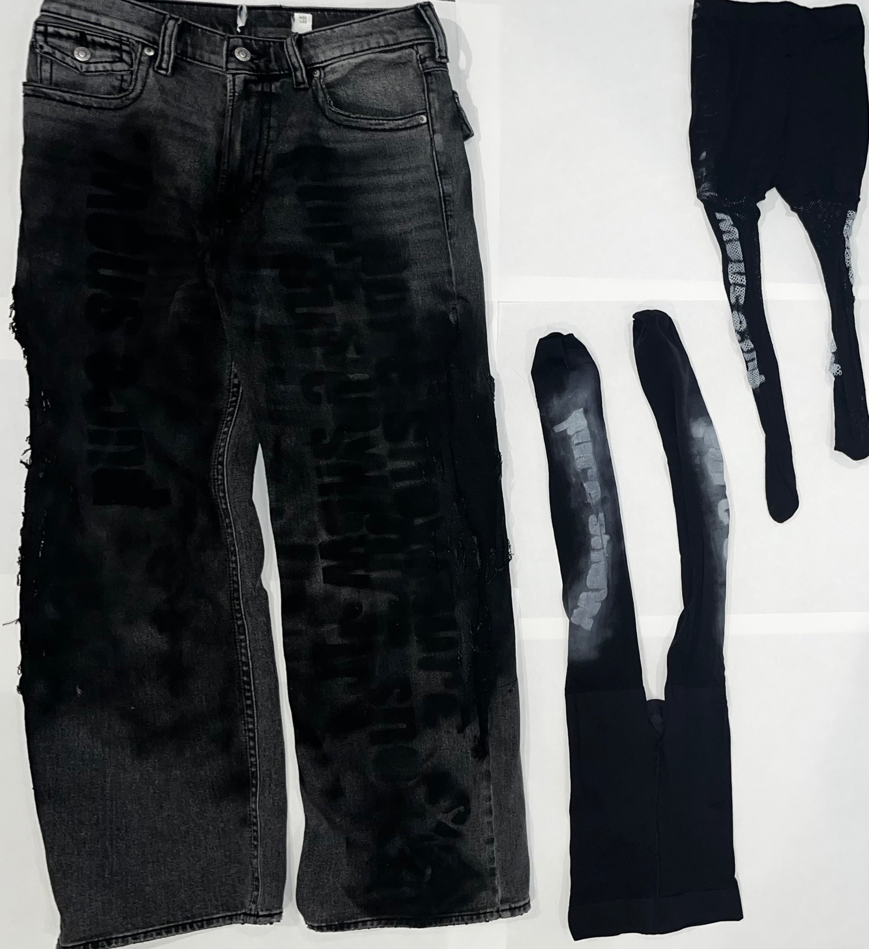 PURE SNOW PANTS AND DOUBLE LEGGING PAIR